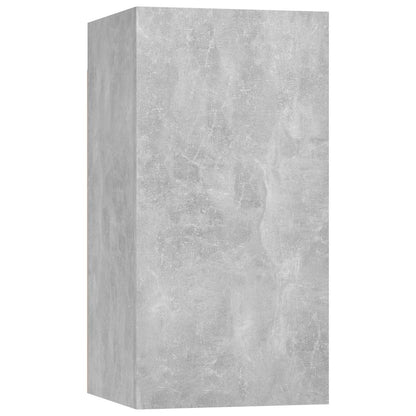 vidaXL TV Cabinets 2 pcs Concrete Grey 30.5x30x60 cm Engineered Wood