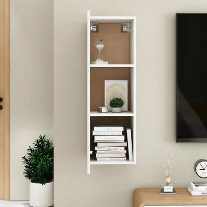 vidaXL TV Cabinet White 30.5x30x90 cm Engineered Wood