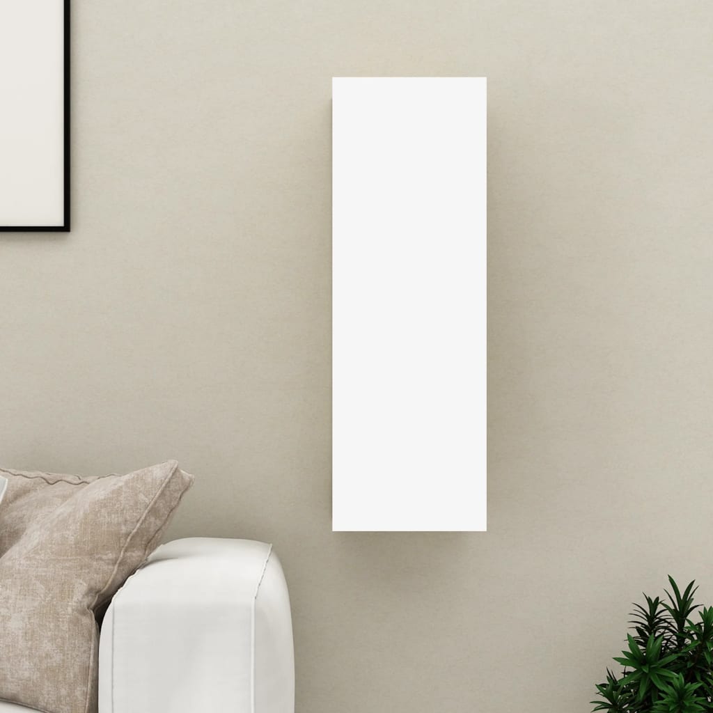 vidaXL TV Cabinet White 30.5x30x90 cm Engineered Wood