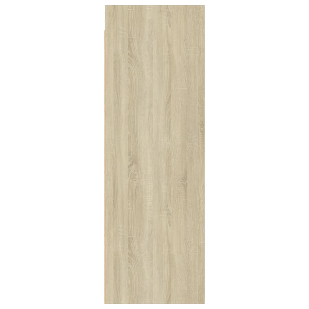 vidaXL TV Cabinet Sonoma Oak 30.5x30x90 cm Engineered Wood