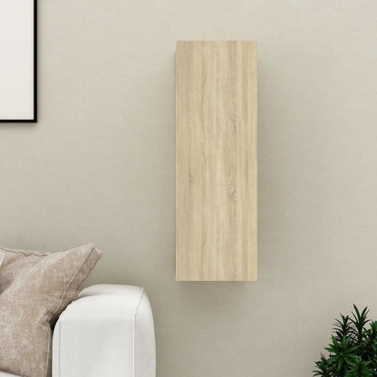 vidaXL TV Cabinet Sonoma Oak 30.5x30x90 cm Engineered Wood
