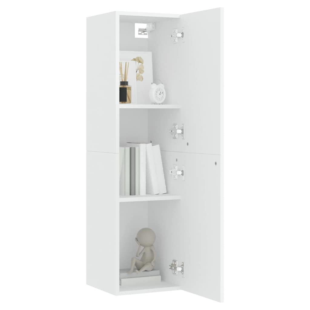 vidaXL TV Cabinet White 30.5x30x110 cm Engineered Wood