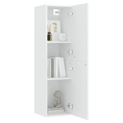 vidaXL TV Cabinet White 30.5x30x110 cm Engineered Wood