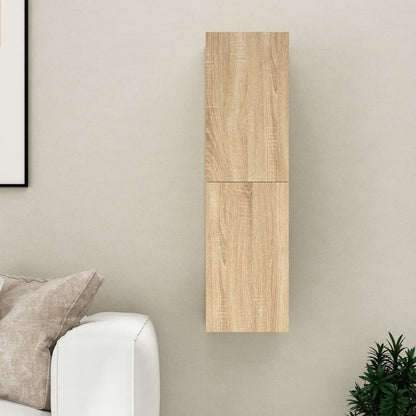 vidaXL TV Cabinet Sonoma Oak 30.5x30x110 cm Engineered Wood