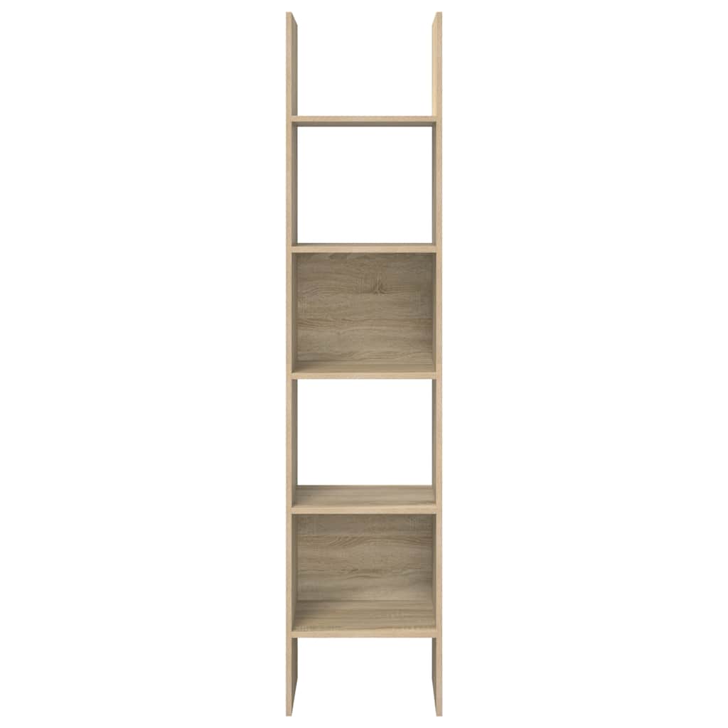vidaXL Book Cabinet Sonoma Oak 40x35x180 cm Engineered Wood