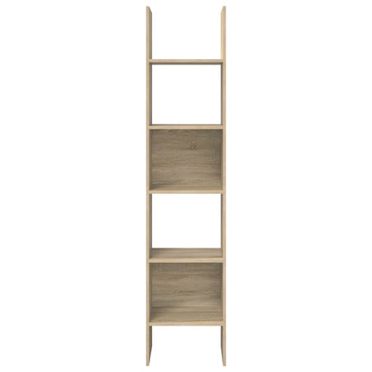 vidaXL Book Cabinet Sonoma Oak 40x35x180 cm Engineered Wood