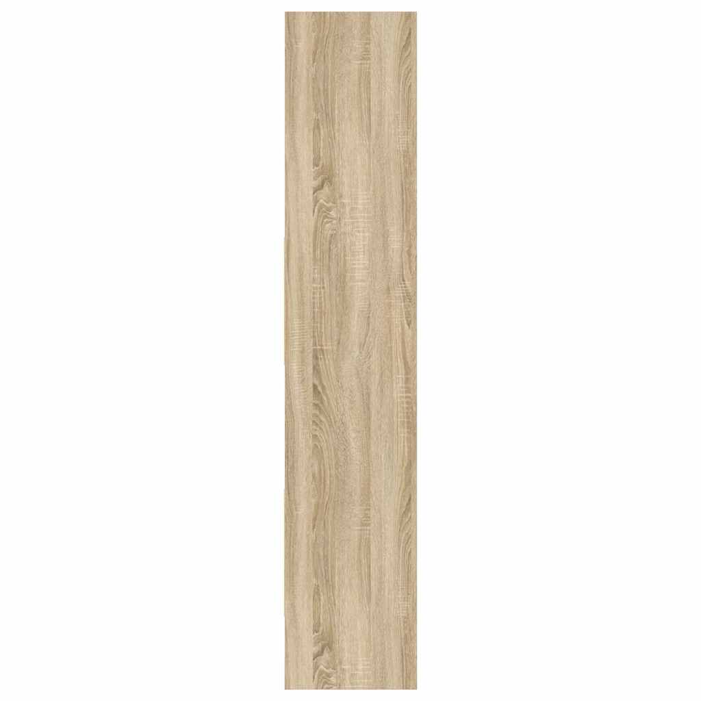 vidaXL Book Cabinet Sonoma Oak 40x35x180 cm Engineered Wood