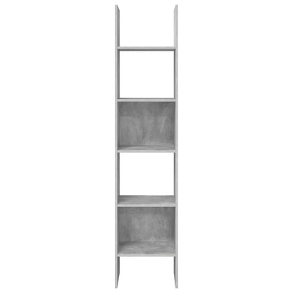 803402 vidaXL Book Cabinet Concrete Grey 40x35x180 cm Engineered Wood