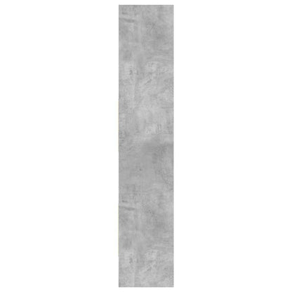 vidaXL Book Cabinet Concrete Grey 40x35x180 cm Engineered Wood