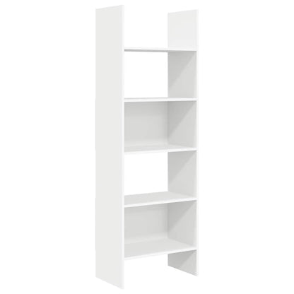 803407 vidaXL Book Cabinet White 60x35x180 cm Engineered Wood