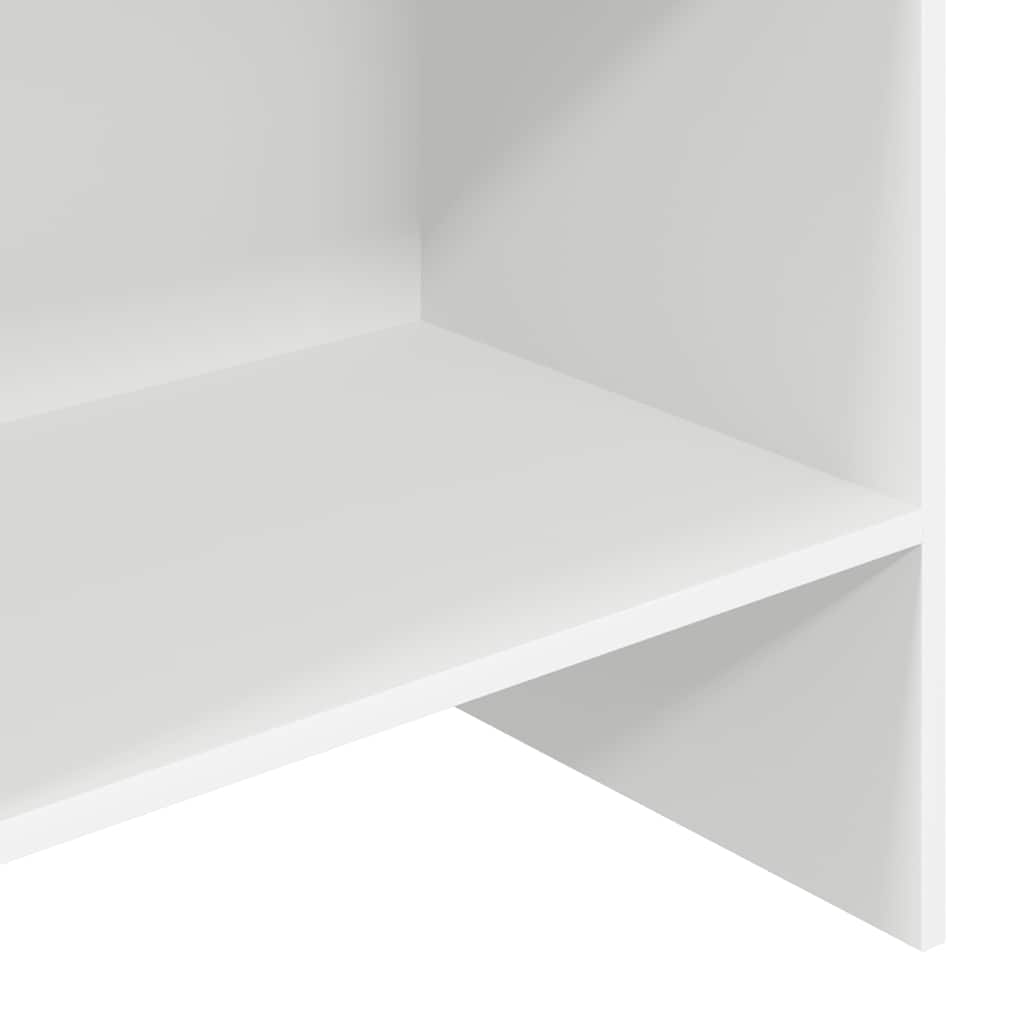 vidaXL Book Cabinet White 60x35x180 cm Engineered Wood