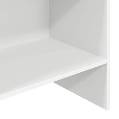 803407 vidaXL Book Cabinet White 60x35x180 cm Engineered Wood