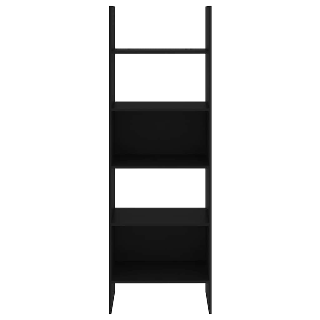 vidaXL Book Cabinet Black 60x35x180 cm Engineered Wood