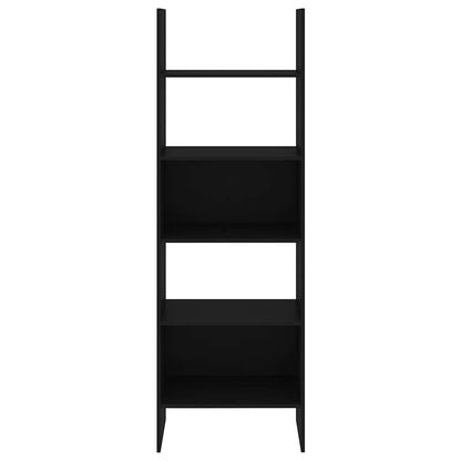 vidaXL Book Cabinet Black 60x35x180 cm Engineered Wood