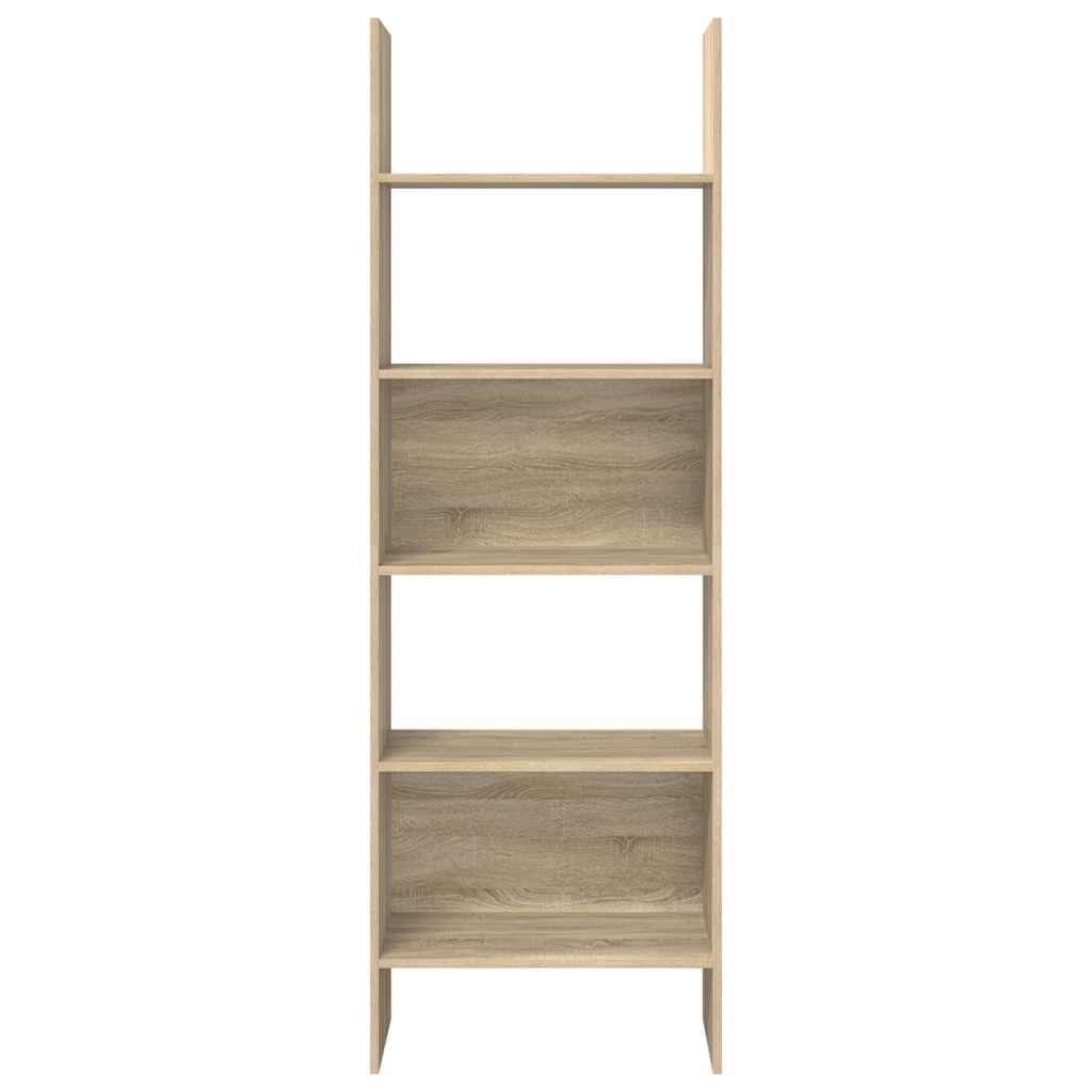 vidaXL Book Cabinet Sonoma Oak 60x35x180 cm Engineered Wood
