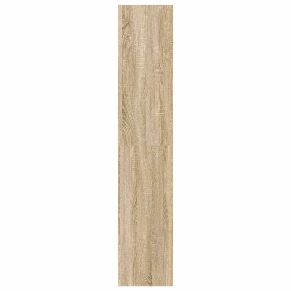 vidaXL Book Cabinet Sonoma Oak 60x35x180 cm Engineered Wood