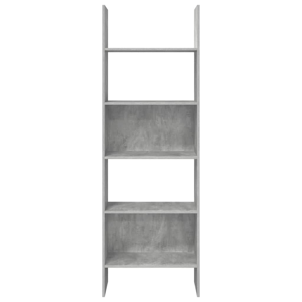vidaXL Book Cabinet Concrete Grey 60x35x180 cm Engineered Wood