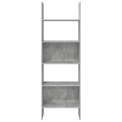 vidaXL Book Cabinet Concrete Grey 60x35x180 cm Engineered Wood