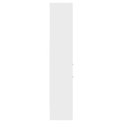 vidaXL Book Cabinet White 40x35x180 cm Engineered Wood