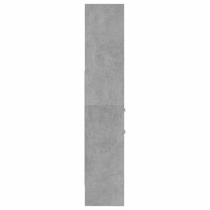vidaXL Book Cabinet Concrete Grey 40x35x180 cm Engineered Wood