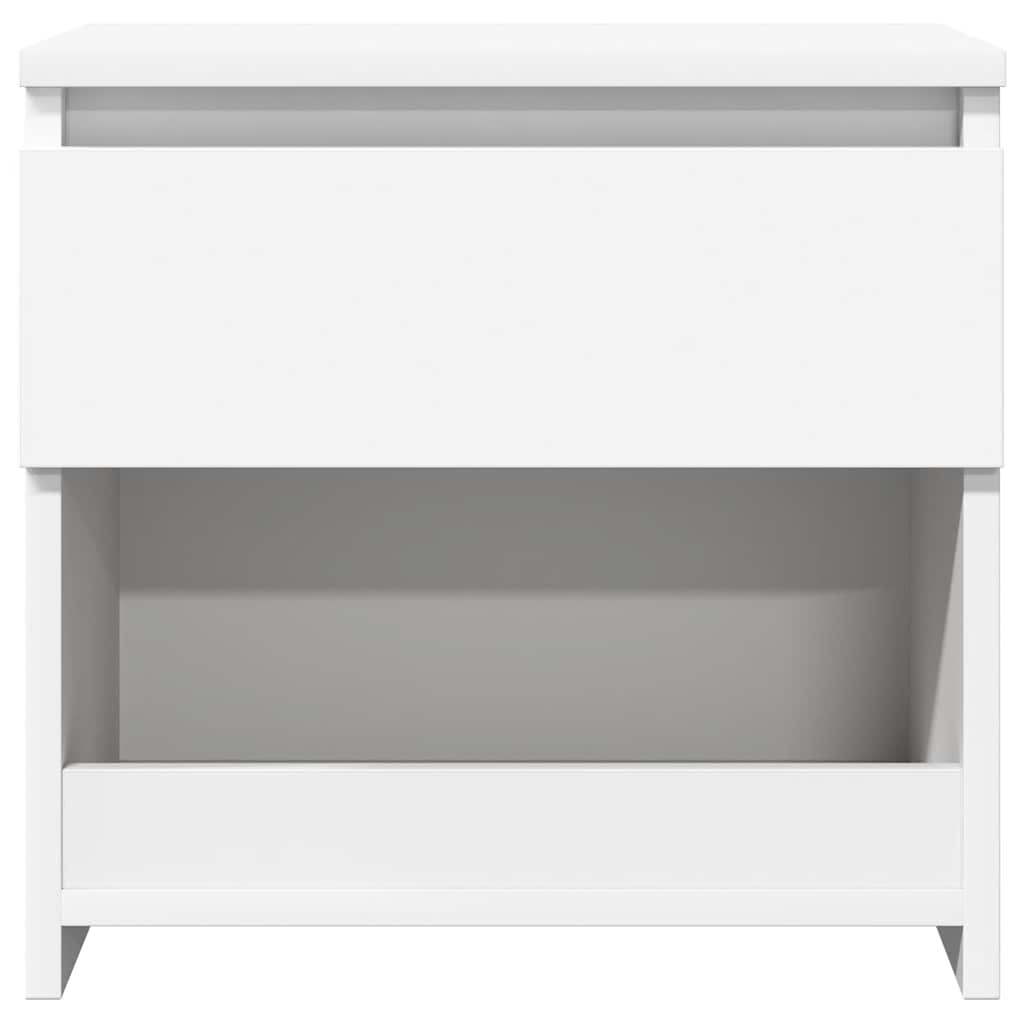 vidaXL Bedside Cabinets 2 pcs White 40x30x39 cm Engineered Wood