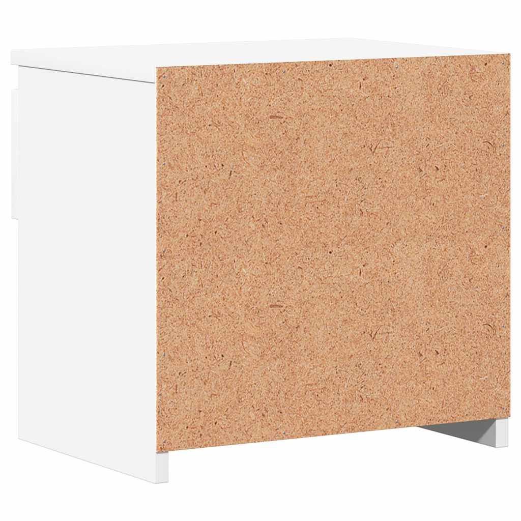 vidaXL Bedside Cabinets 2 pcs White 40x30x39 cm Engineered Wood