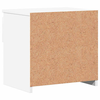 803444 vidaXL Bedside Cabinets 2 pcs White 40x30x39 cm Engineered Wood