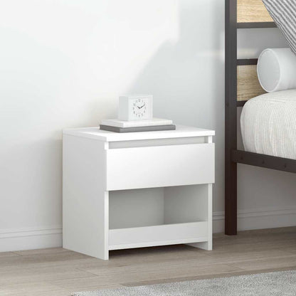 vidaXL Bedside Cabinets 2 pcs White 40x30x39 cm Engineered Wood