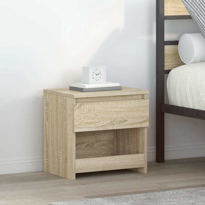 803449 vidaXL Bedside Cabinet Sonoma Oak 40x30x39 cm Engineered Wood