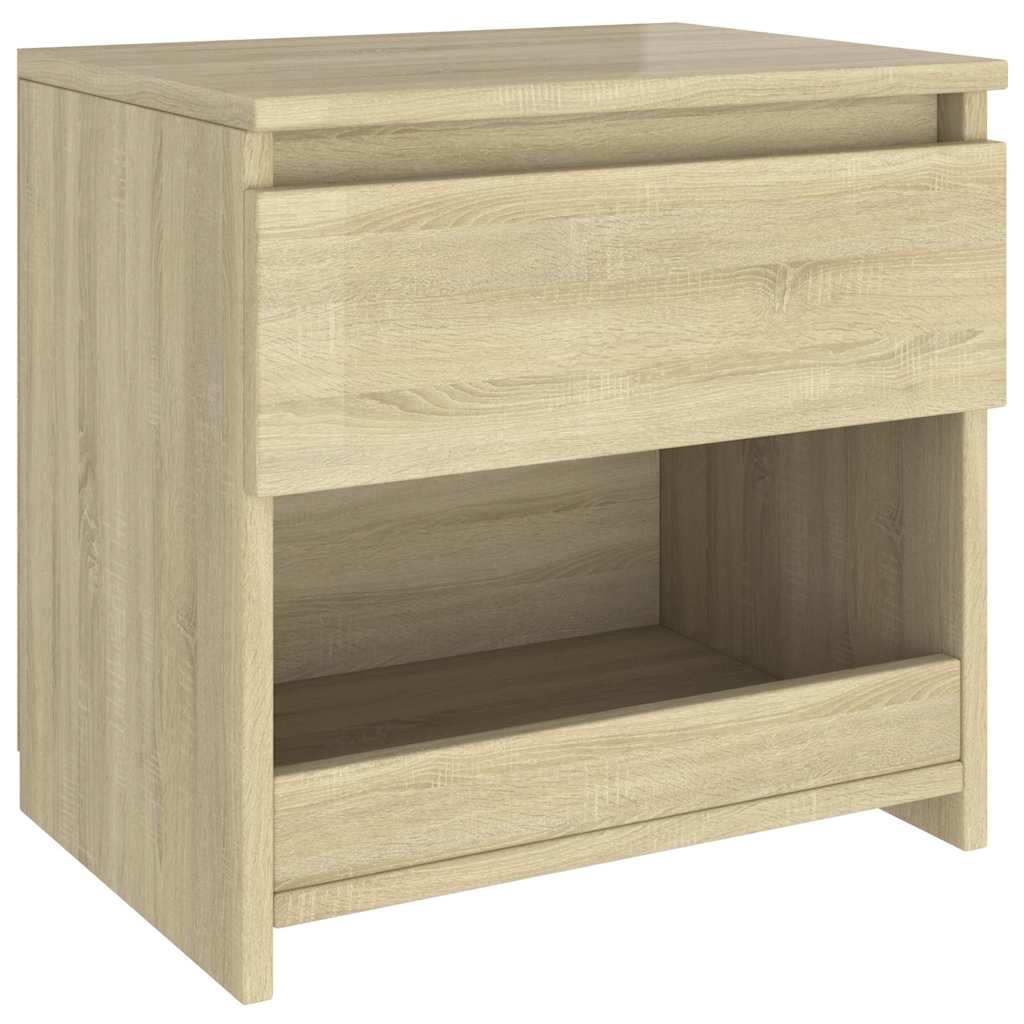 803450 vidaXL Bedside Cabinets 2 pcs Sonoma Oak 40x30x39 cm Engineered Wood