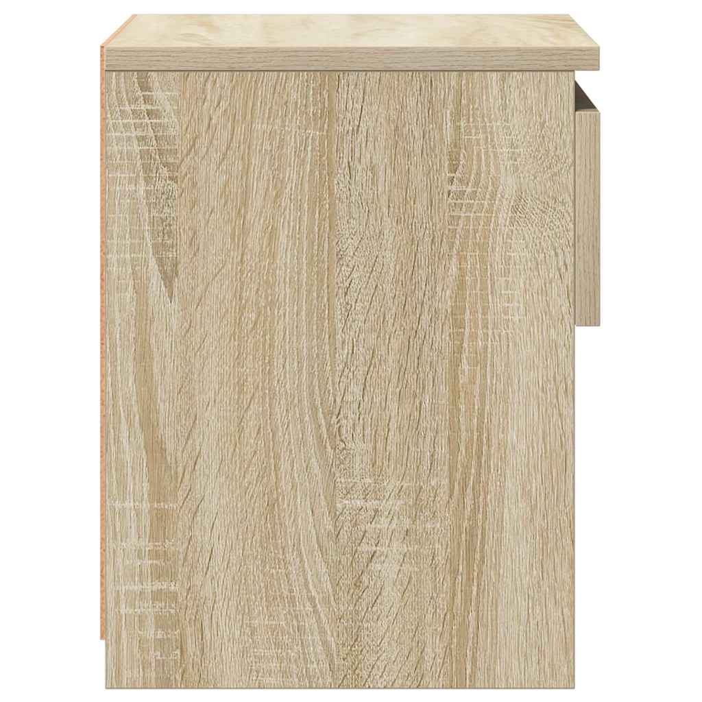 803450 vidaXL Bedside Cabinets 2 pcs Sonoma Oak 40x30x39 cm Engineered Wood
