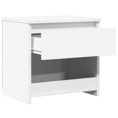 vidaXL Bedside Cabinets 2 pcs High Gloss White 40x30x39 cm