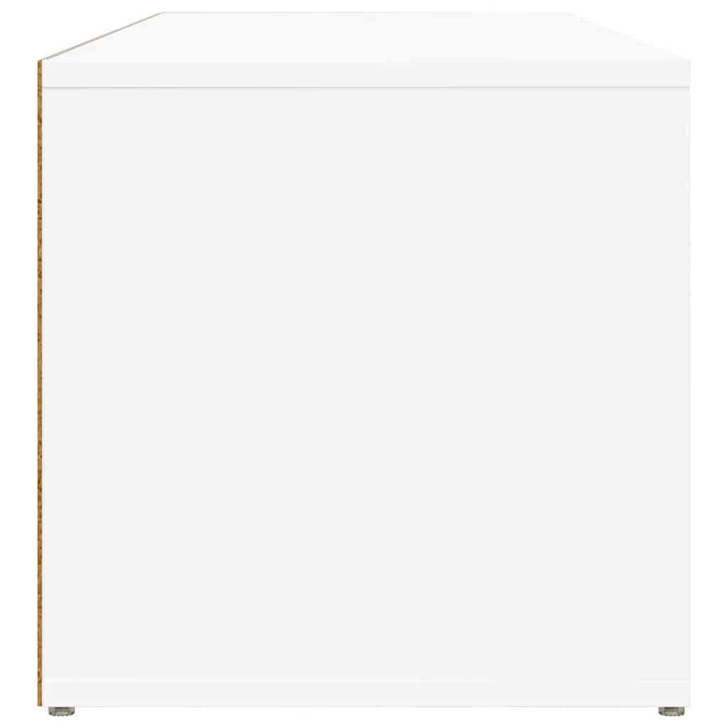 vidaXL Shoe Storage Bench White 102x35x35 cm Engineered Wood