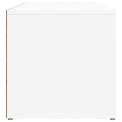 vidaXL Shoe Storage Bench White 102x35x35 cm Engineered Wood