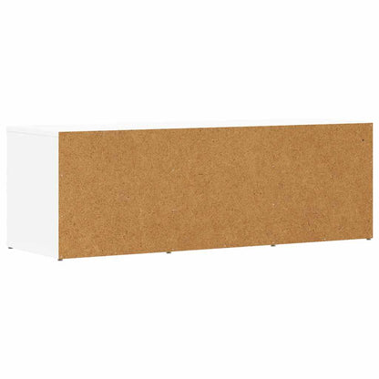 vidaXL Shoe Storage Bench White 102x35x35 cm Engineered Wood