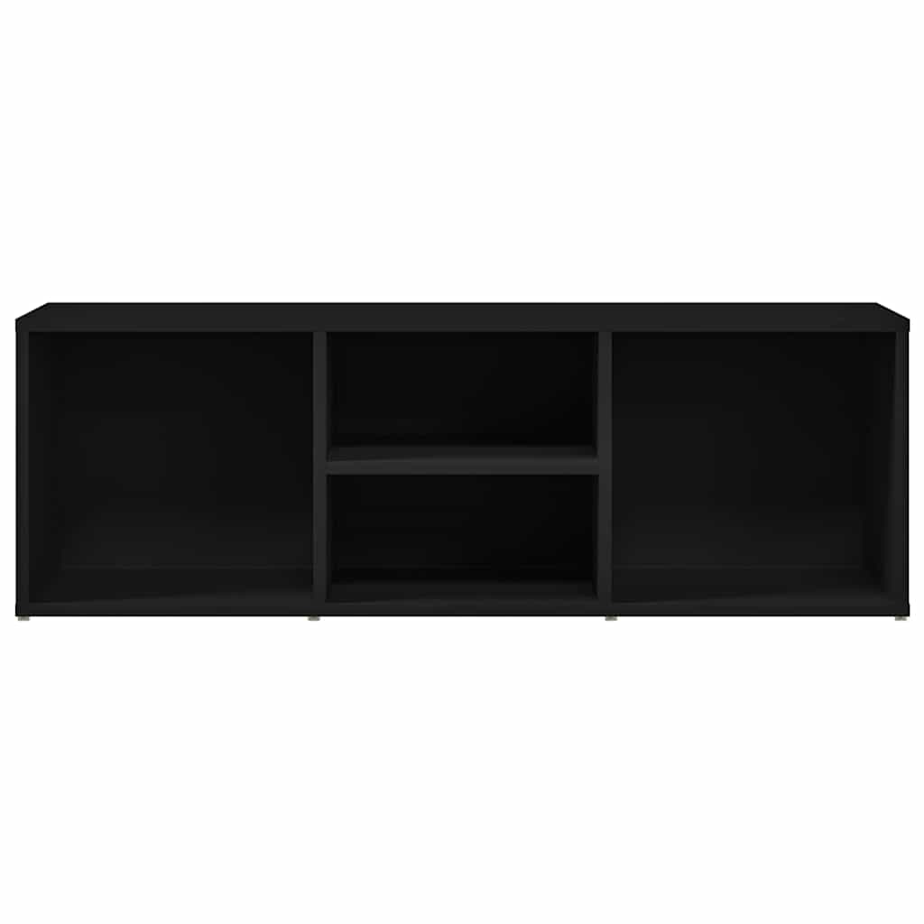 vidaXL Shoe Storage Bench | Black | Engineered Wood | Medium