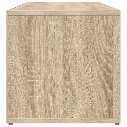 vidaXL Shoe Storage Bench Sonoma Oak 102x35x35 cm Engineered Wood