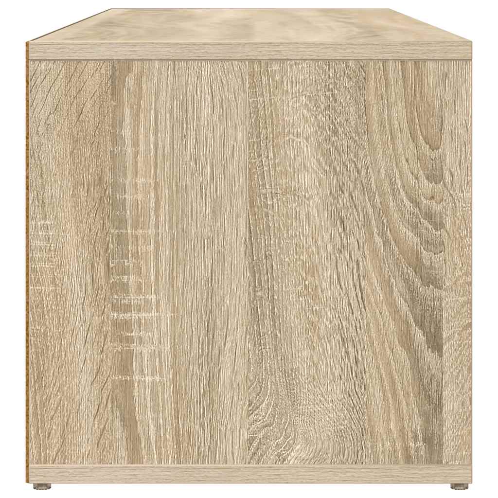 vidaXL Shoe Storage Bench Sonoma Oak 102x35x35 cm Engineered Wood