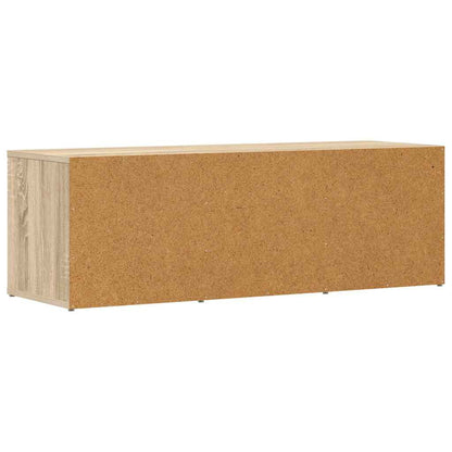 vidaXL Shoe Storage Bench Sonoma Oak 102x35x35 cm Engineered Wood