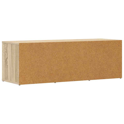 vidaXL Shoe Storage Bench Sonoma Oak 102x35x35 cm Engineered Wood