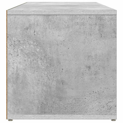 vidaXL Shoe Storage Bench Concrete Grey 102x35x35 cm Engineered Wood