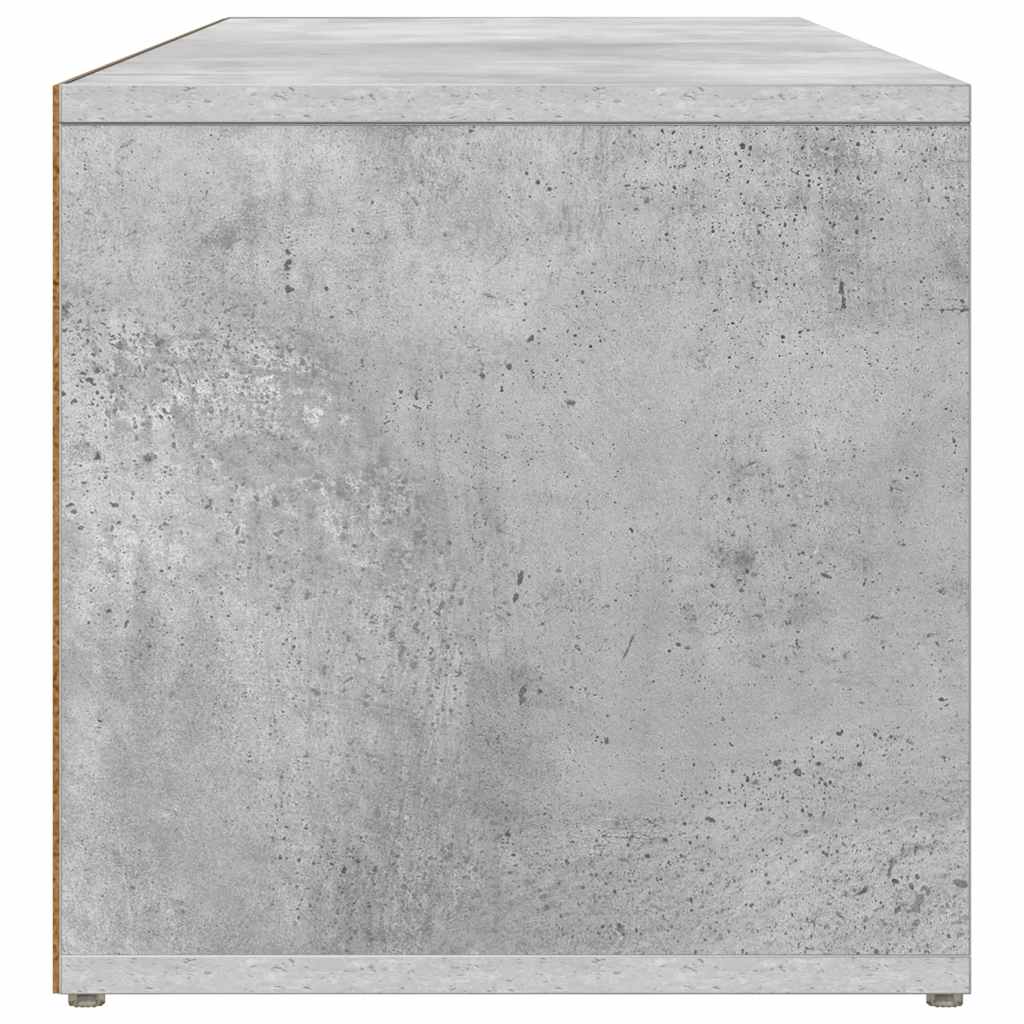 vidaXL Shoe Storage Bench Concrete Grey 102x35x35 cm Engineered Wood