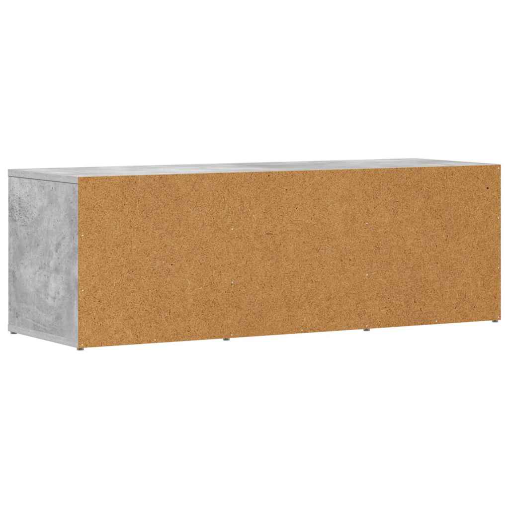 vidaXL Shoe Storage Bench Concrete Grey 102x35x35 cm Engineered Wood