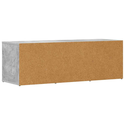 vidaXL Shoe Storage Bench Concrete Grey 102x35x35 cm Engineered Wood