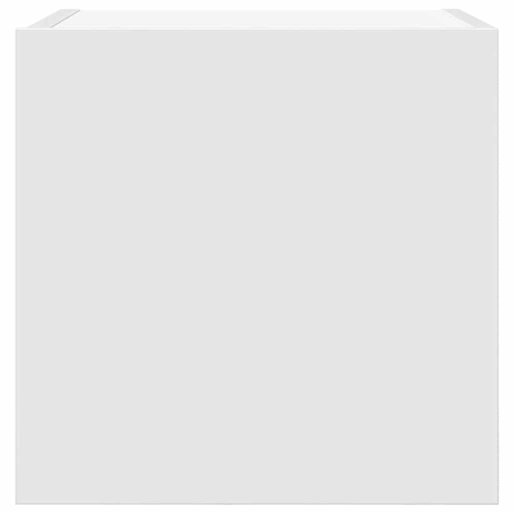 804481 vidaXL Wall Mounted TV Cabinet White 30,5x30x30 cm