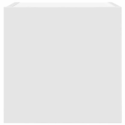 804481 vidaXL Wall Mounted TV Cabinet White 30,5x30x30 cm