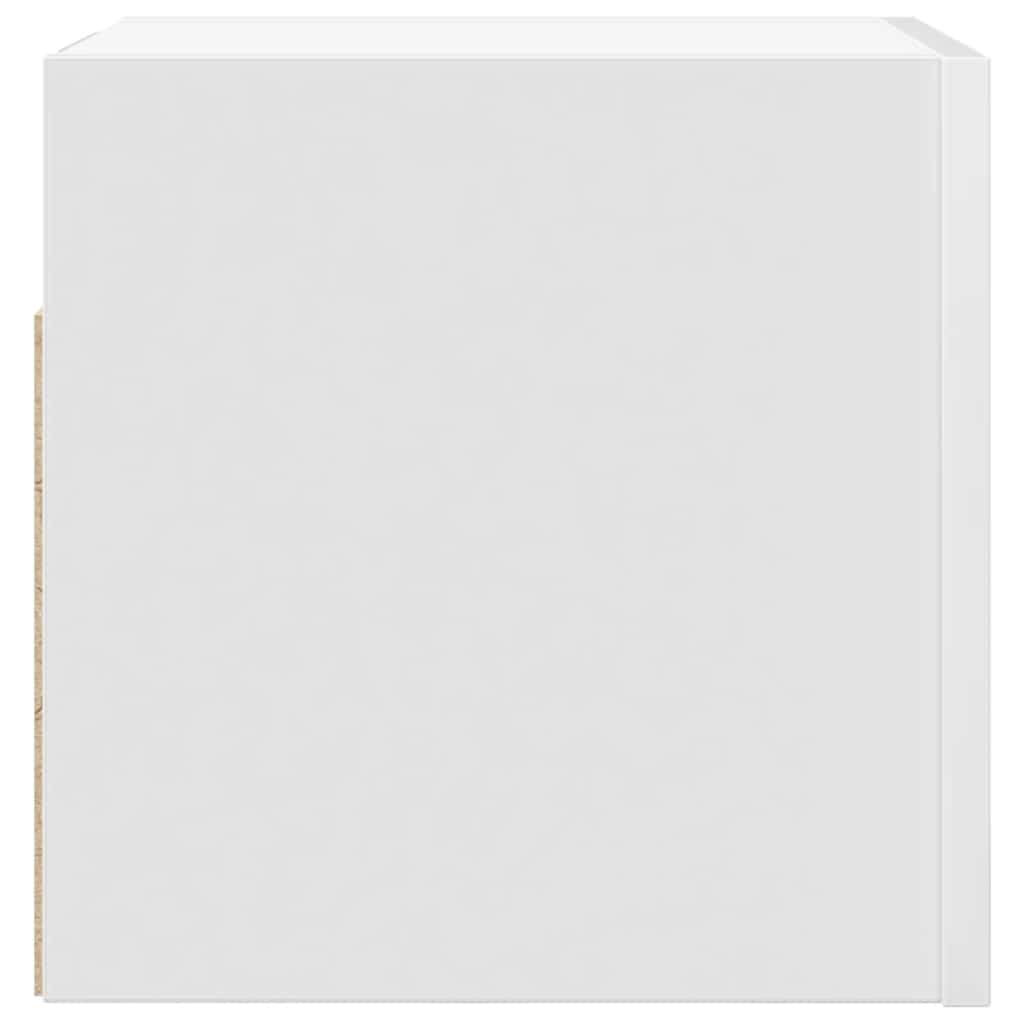 vidaXL Wall Mounted TV Cabinet White 30.5x30x30 cm