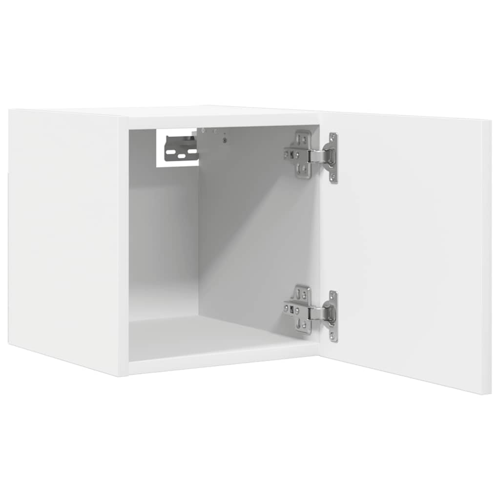 vidaXL Wall Mounted TV Cabinet White 30.5x30x30 cm