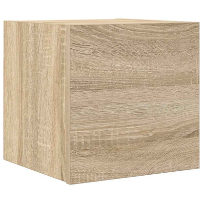 804490 vidaXL Wall Mounted TV Cabinet Sonoma Oak 30,5x30x30 cm