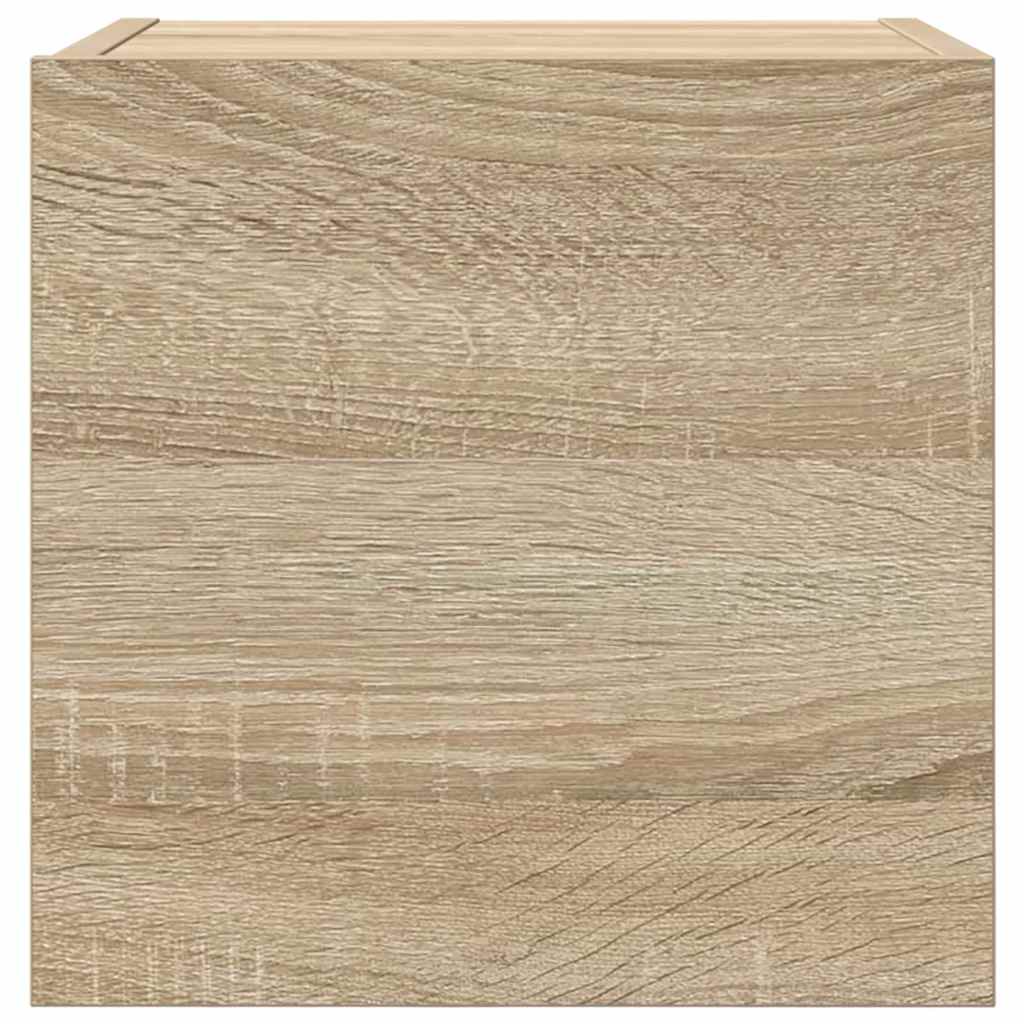 vidaXL Wall Mounted TV Cabinet Sonoma Oak 30.5x30x30 cm